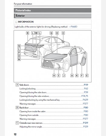 lexus nx 350h 2024-2025 owners manual